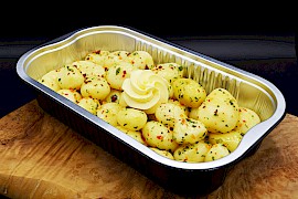 Gemarineerde minikrieltjes met roomboter (400 gram)